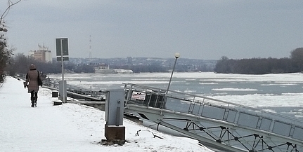 Várhatóan szombaton megjelennek az első jégtáblák a Dunán Mohácsnál Várhatóan szombaton megjelennek az első jégtáblák a Dunán Mohácsnál