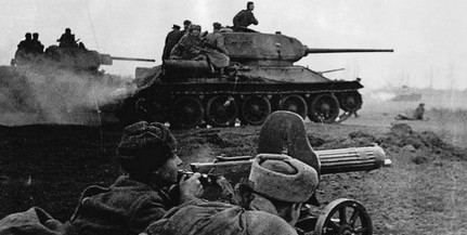 Kiemelik a Mohácsnál 1944-ben a legénységgel együtt a Dunában elsüllyedt szovjet tankot