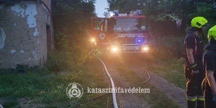 Kisnyárádi tűzhöz vonultak a mohácsi tűzoltók Kisnyárádi tűzhöz vonultak a mohácsi tűzoltók