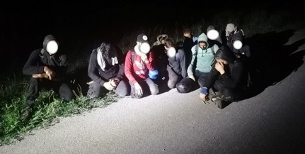 Homorúdon fogtak el egy migránscsapatot éjjel Homorúdon fogtak el egy migránscsapatot éjjel