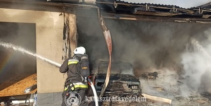 Kiégett egy garázs Mohácson, a tulajdonos is megsérült Kiégett egy garázs Mohácson, a tulajdonos is megsérült
