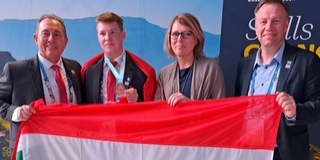 A kölkedi fiatal, Czimmer Bálint kiválósági díjat nyert a szakmák olimpiáján Olaszországban!