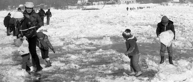 Negyven éve fagyott be utoljára a Duna Mohácsnál - Két hétig át lehetett kelni a folyó jegén