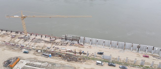 Új lendületet vesz a mohácsi kikötő építése, befejezik a félbemaradt beruházást