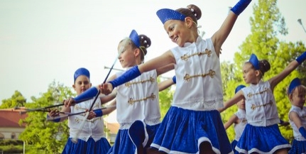 Taroltak a Baranya Mazsorett Egyesület táncosai az országos versenyen