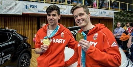 A két pécsi gyorskorcsolyázó, Knoch Viktor és Burján Csaba a világbajnokságon is bizonyítana