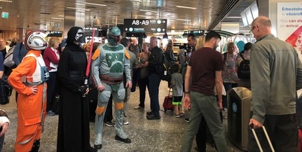 Darth Vader is táncra perdült Ferihegyen Darth Vader is táncra perdült Ferihegyen
