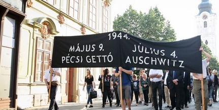 A pécsről elhurcolt zsidókra emlékeztek a városban A pécsről elhurcolt zsidókra emlékeztek a városban