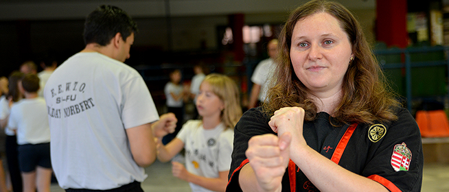 Szorongó embereken is segít a Wing Tsun Kung Fu és a harcművészet mestere, Szabó Edina Szorongó embereken is segít a Wing Tsun Kung Fu és a harcművészet mestere, Szabó Edina