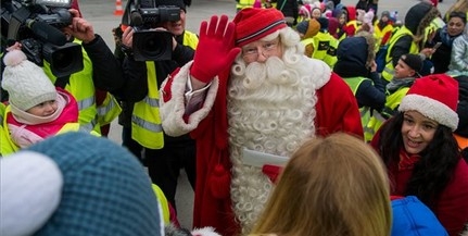 Megérkezett Budapestre a finn Mikulás, Joulupukki Megérkezett Budapestre a finn Mikulás, Joulupukki