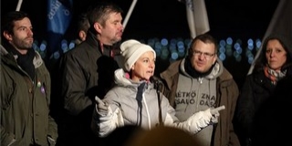 A kormány ellen tüntettek Budapesten ellenzéki pártok