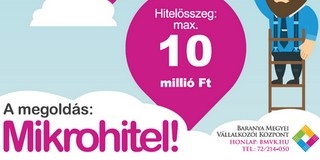 Mikrohitelhez juthatnak a vállalkozások a Vállalkozói Központ segítségével Mikrohitelhez juthatnak a vállalkozások a Vállalkozói Központ segítségével