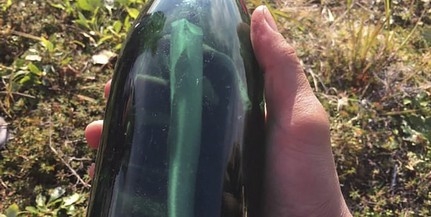 Ötvenéves palackpostát talált egy alaszkai férfi