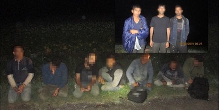 Két csoportban tíz migránst fogtak el Hercegszántónál éjjel