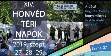 Szuper programokkal köszöntik az őszt a Honvéd Téri Napokon Szuper programokkal köszöntik az őszt a Honvéd Téri Napokon