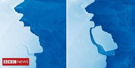 Gigászi méretű jégtömb szakadt le az Antarktiszról