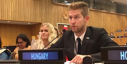 A PTE hallgatója képviselte Magyarországot az ENSZ közgyűlésén