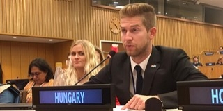 A PTE hallgatója képviselte Magyarországot az ENSZ közgyűlésén A PTE hallgatója képviselte Magyarországot az ENSZ közgyűlésén