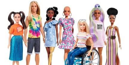 Bőrbeteg és haj nélküli Barbie babát is vásárolhatunk