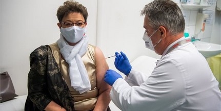 Müller Cecília is megkapta a vírus elleni vakcinát