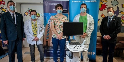 Rendkívül modern ultrahang készülékkel gazdagodott a pécsi gyermekklinika Rendkívül modern ultrahang készülékkel gazdagodott a pécsi gyermekklinika