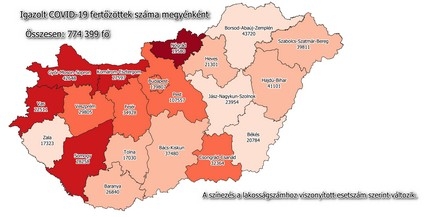 Mutatjuk, hányan fertőződtek meg egy nap alatt Mutatjuk, hányan fertőződtek meg egy nap alatt