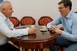 Péterffy Attilánál kávézott Karácsony Gergely a pécsi városházán Péterffy Attilánál kávézott Karácsony Gergely a pécsi városházán