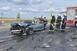 Összeütközött két autó a 6-os főúton, Pécs közelében