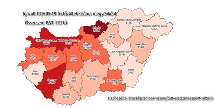 Ismét négyezer felett van a napi új fertőzöttek száma Ismét négyezer felett van a napi új fertőzöttek száma