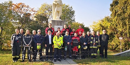 Huszonkét baranyai önkéntes tűzoltó tett vizsgát Huszonkét baranyai önkéntes tűzoltó tett vizsgát