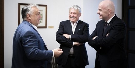 Orbán Viktor a FIFA elnökével, Gianni Infantinóval tárgyalt Orbán Viktor a FIFA elnökével, Gianni Infantinóval tárgyalt