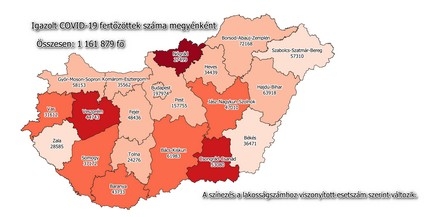 Így alakult a járványhelyzet hétfőn Baranyában Így alakult a járványhelyzet hétfőn Baranyában