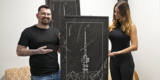 Így még biztosan nem látta a tv-tornyot: pécsi művészek vetették vászonra