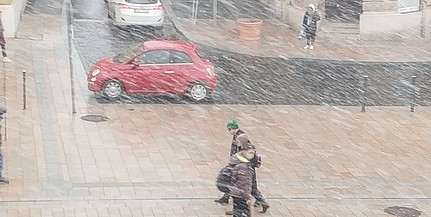 Pécsett és Baranya több pontján is sűrűn havazik Pécsett és Baranya több pontján is sűrűn havazik