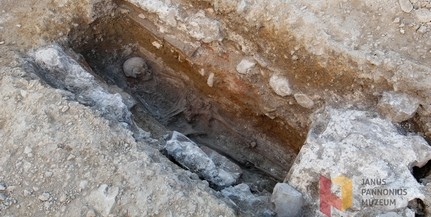Római kori sírok kerültek elő Pécs belvárosában, a Felsőmalom utcában Római kori sírok kerültek elő Pécs belvárosában, a Felsőmalom utcában