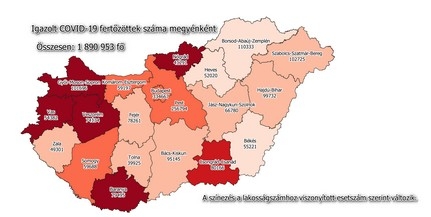Mutatjuk, hány új fertőzöttet azonosítottak a megyében Mutatjuk, hány új fertőzöttet azonosítottak a megyében