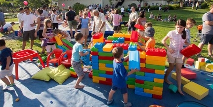 Játszótérré alakul át gyereknap alkalmából a pécsi Zsolnay Kulturális Negyed