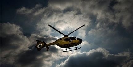 Mentőhelikopterrel hozták Pécsre egy robbanás sérültjét