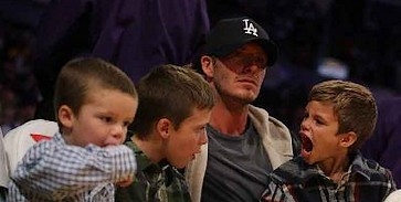 Kezelhetetlenek a Beckham-gyerekek Kezelhetetlenek a Beckham-gyerekek