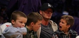 Kezelhetetlenek a Beckham-gyerekek Kezelhetetlenek a Beckham-gyerekek