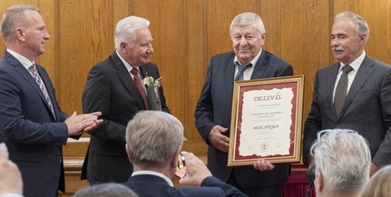 A vilányi borász, Bock József kapta a Magyar Bor Akadémia életműdíját