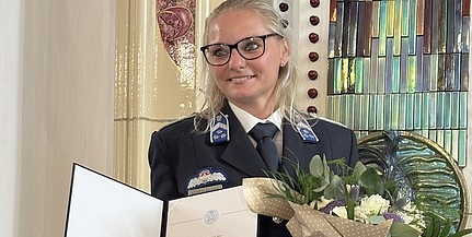Kötő Veronika lett idén Év rendőre Pécsett! Kötő Veronika lett idén Év rendőre Pécsett!