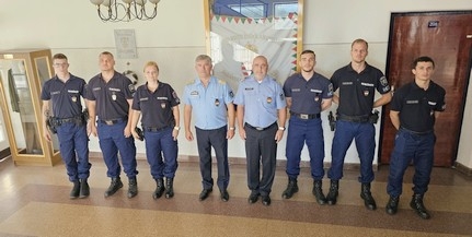 Frissen végzett rendőrök álltak munkába Baranyában Frissen végzett rendőrök álltak munkába Baranyában