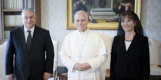 XIV. Leó pápa magánaudiencián fogadta Orbán Viktort