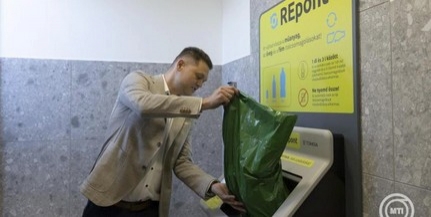 Zsákszámra önthetjük a palackokat az új automatába Zsákszámra önthetjük a palackokat az új automatába