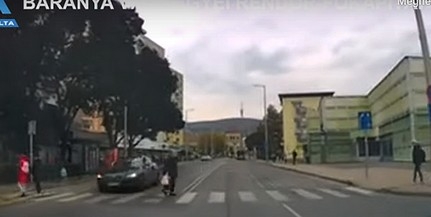Drogos sofőr próbált elmenekülni a rendőrök elől Pécs belvárosában - Videó!