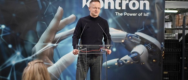 Kétmilliárdos beruházást jelentett be Pécsett Szijjártó Péter, jön a Kontron Electronics