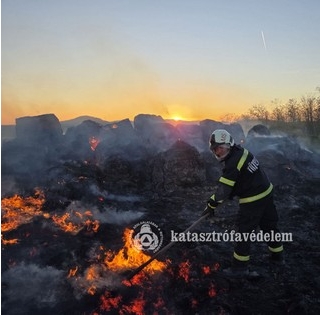 Egymás után lobbantak fel a szabadtéri tüzek Baranyában a hétvégén