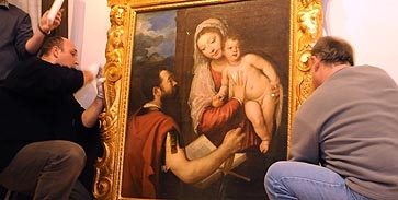 Megérkezett Tiziano rejtélyes képe Megérkezett Tiziano rejtélyes képe