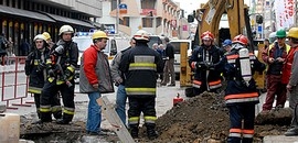 Gázvezetéket vágtak át a Rákóczi úton